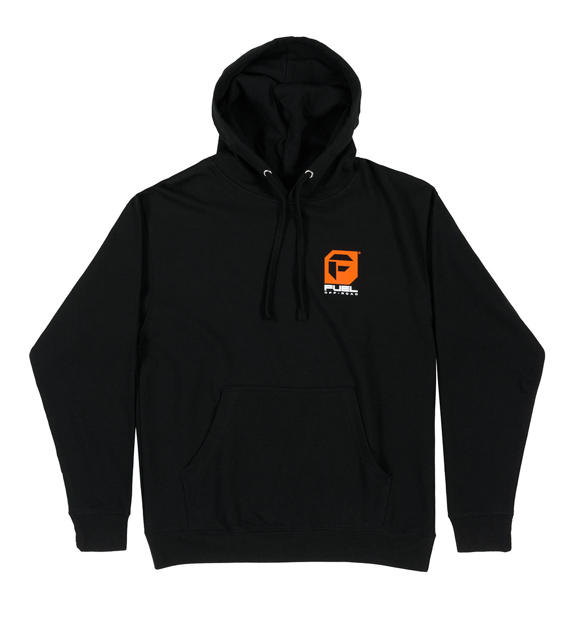 Fuel Orange Logo Hoodie featuring a bold orange color and prominent logo design.