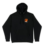 Fuel Orange Logo Hoodie featuring a bold orange color and prominent logo design.