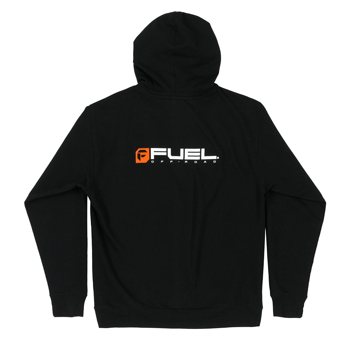Fuel Orange Logo Hoodie featuring a bold orange color and prominent logo on the front.