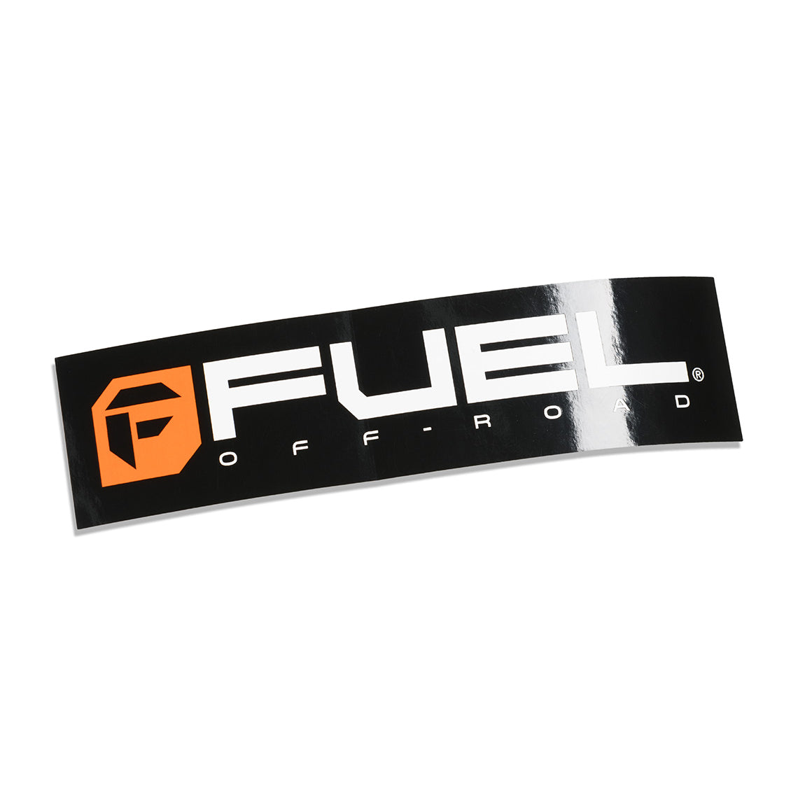 Fuel Rectangle Sticker (6") featuring bold graphic design with vibrant colors and a sleek shape, ideal for personalizing items or showcasing brand identity.