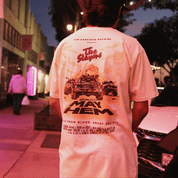 Hoonigan MAYHEM ROAD Short Sleeve Tee in black with bold white graphics.