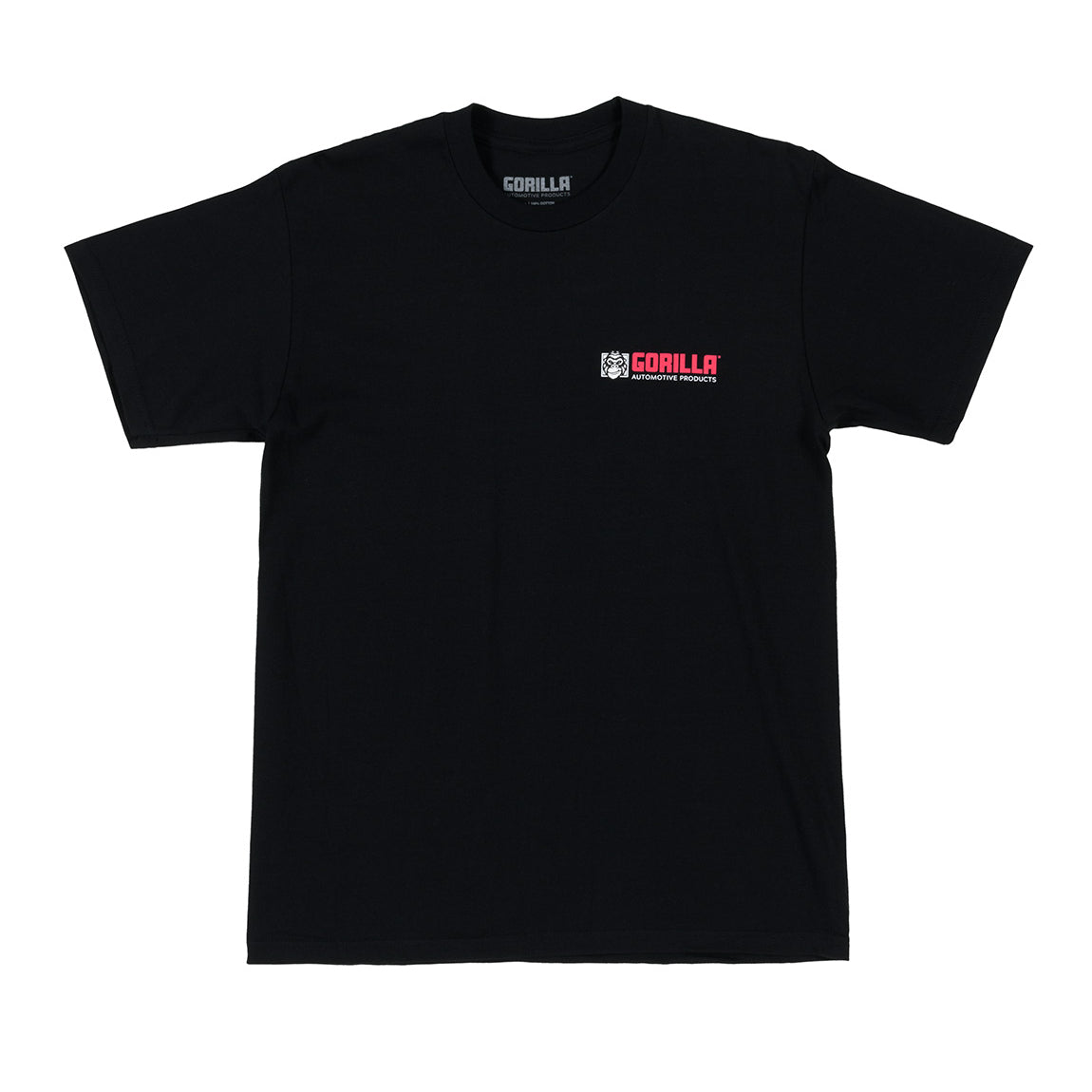 Red short sleeve tee featuring a bold Gorilla logo design in the center.