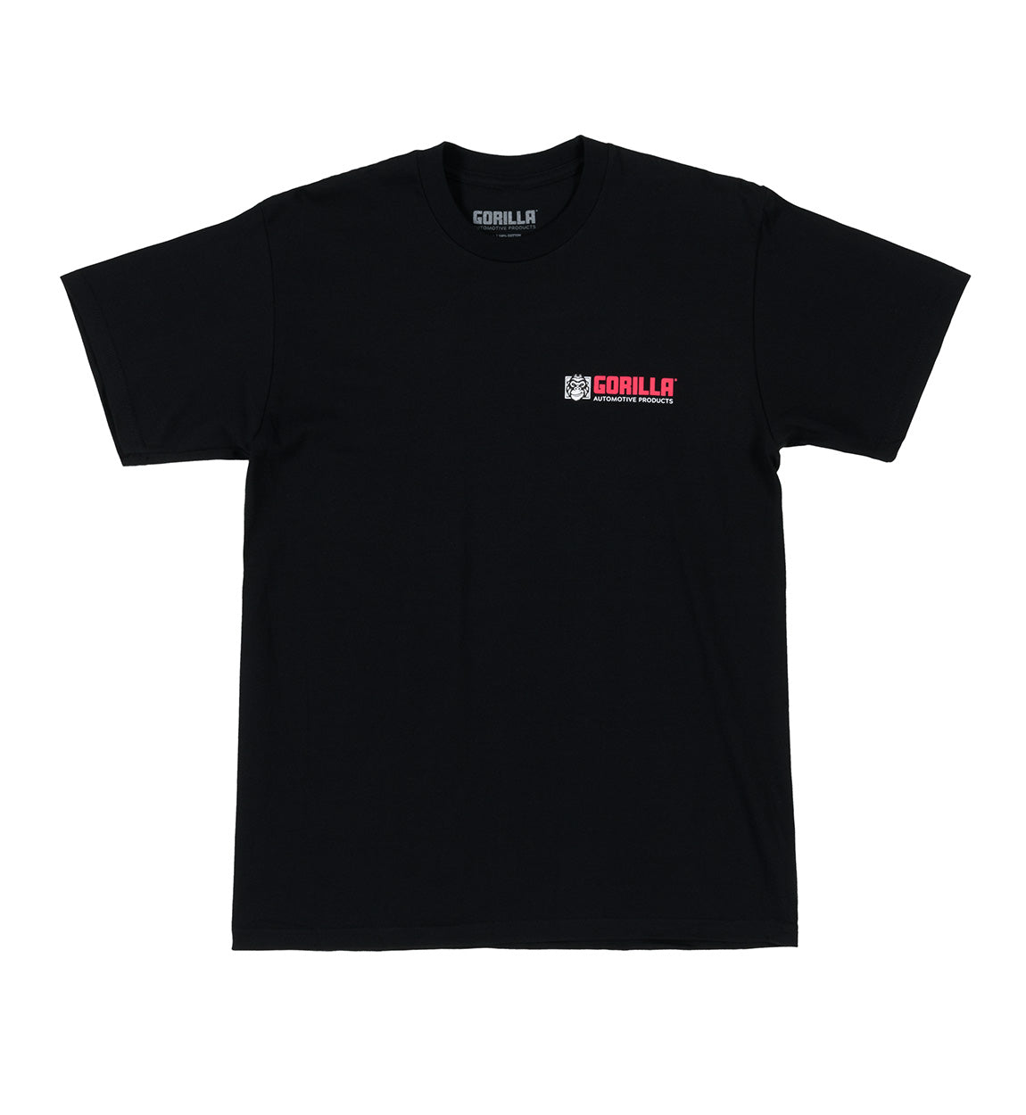 Red short sleeve tee featuring a bold Gorilla logo design in the center.