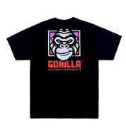 Gorilla Automotive black short sleeve tee featuring the Gorilla logo on the back.