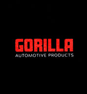 Gorilla Automotive logo short sleeve black tee featuring a front detail design.