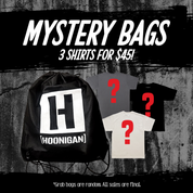Hoonigan MYSTERY BAG (3 Short Sleeve T-Shirts + Drawstring Bag)