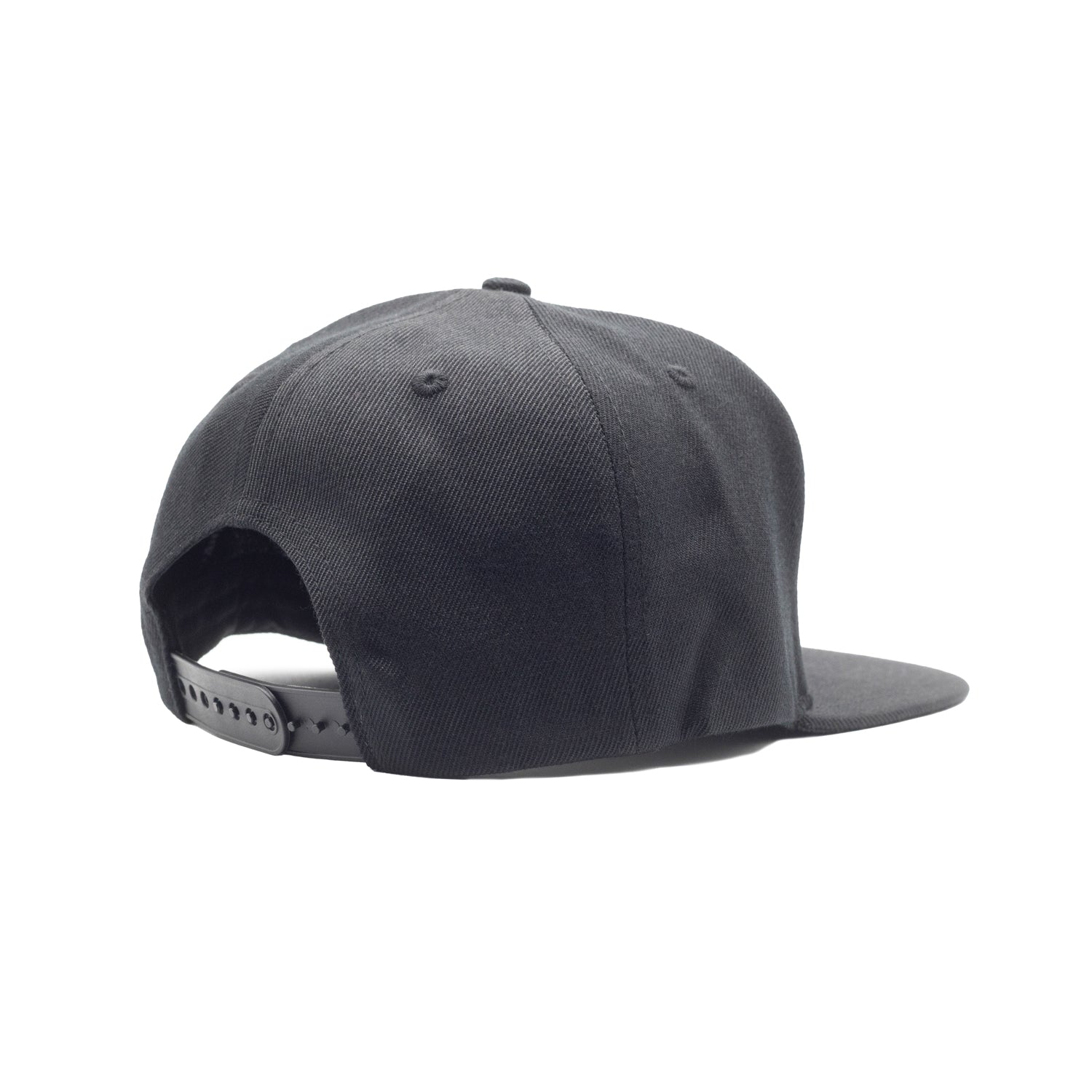 Hoonigan CENSOR BAR Snapback Hat in black, featuring a curved visor and embroidered logo on the front.