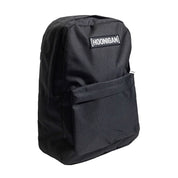 Hoonigan CENSOR BAR Light Backpack featuring a minimalist design with a bold logo and adjustable straps, ideal for casual use or travel.