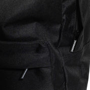 Hoonigan CENSOR BAR Light Backpack in black with a bold logo design and adjustable straps.