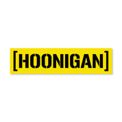 Hoonigan CENSOR BAR Sticker (8 inches) featuring a bold black and white design with stylized text.
