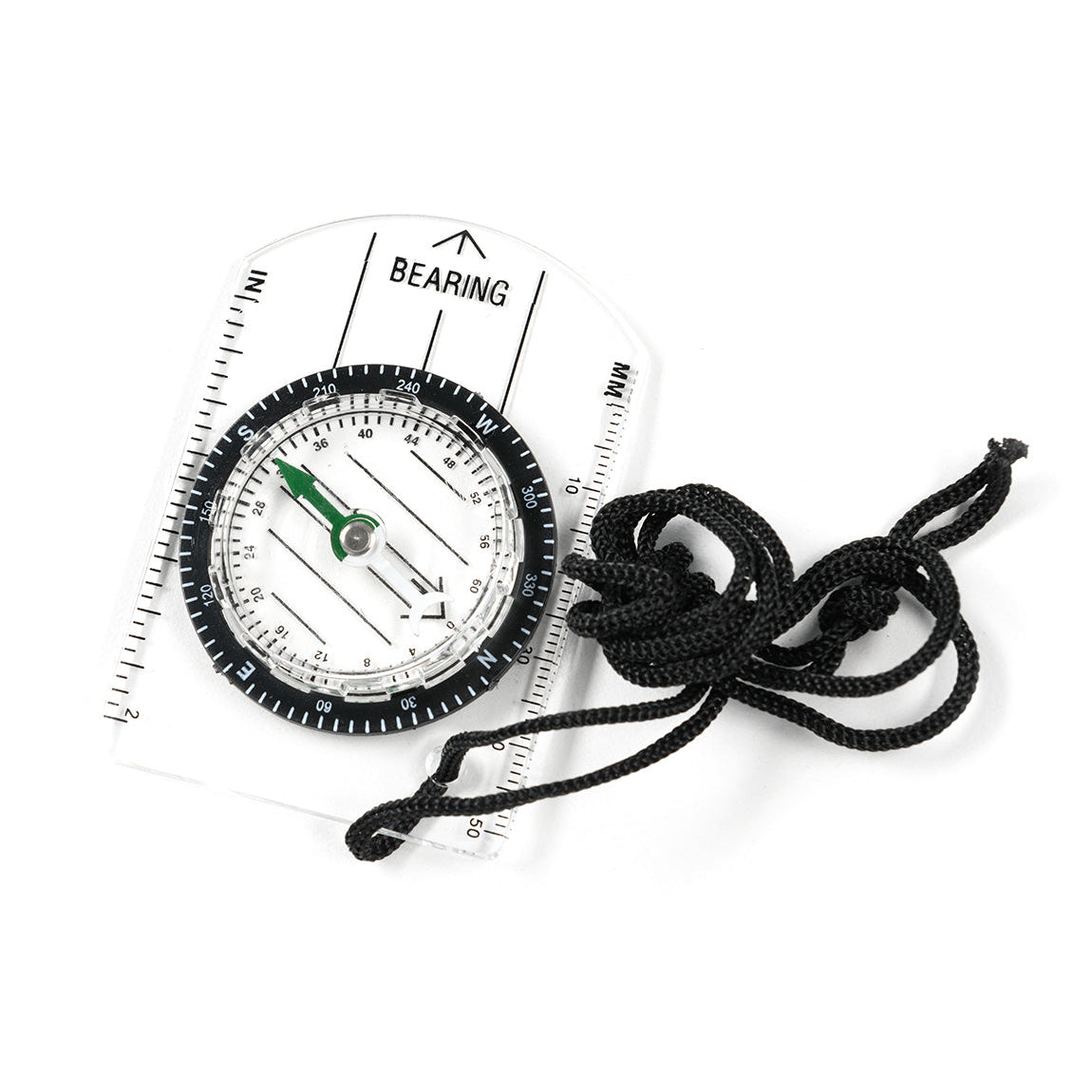 Hoonigan OH SH*T Safety Kit with a compass, bearing indicator, and black lanyard, designed for safety and navigation.
