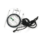 Hoonigan OH SH*T Safety Kit with a compass, bearing indicator, and black lanyard, designed for safety and navigation.