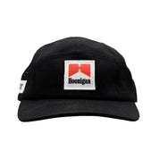 Hoonigan SURGEON GENERAL Camper Hat featuring a green camo design and a front logo patch.