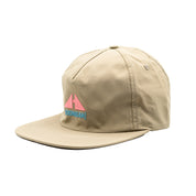 Hoonigan HAVOC unstructured strapback hat, featuring a black fabric, embroidered logo, and adjustable strap.