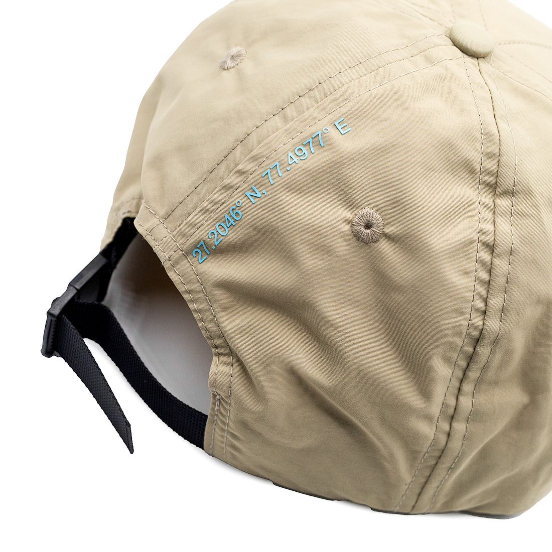 Hoonigan HAVOC Unstructured Strapback Hat in black with embroidered logo on the front.