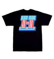 Hoonigan HARDTAIL short sleeve tee in black featuring a graphic design on the back.