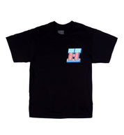 Hoonigan HARDTAIL black short sleeve tee featuring a front graphic design.