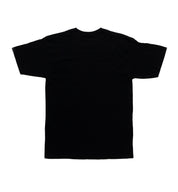 Hoonigan ROCKET Short Sleeve Tee featuring a bold graphic design and vibrant colors on a black fabric background.