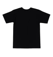 Black short sleeve tee featuring the Hoonigan SHIFT CENSOR BAR graphic on the front, ideal for automotive enthusiasts.