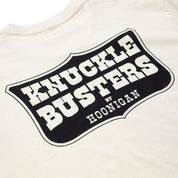 Black short sleeve t-shirt featuring "Hoonigan" logo and belt sander graphic on the front.