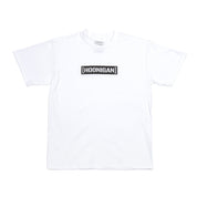 Hoonigan New Standard Bar Short Sleeve Tee featuring a bold graphic print on a black fabric.