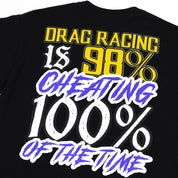 Hoonigan THIS VS THAT Short Sleeve Tee in black, featuring bold graphics on the front and a relaxed fit.