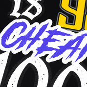 Black Hoonigan "THIS VS THAT" short sleeve tee featuring bold white lettering and a relaxed fit.