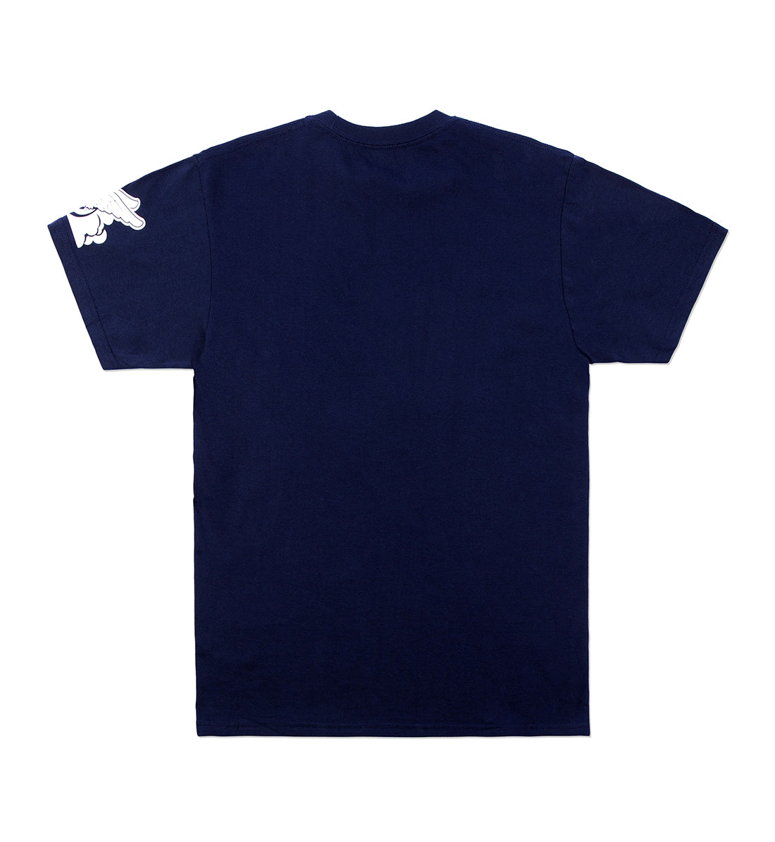 Hoonigan UNATHLETIC navy short sleeve tee with back logo design.