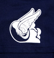 Hoonigan UNATHLETIC short sleeve tee in navy featuring logo detail on the sleeve.