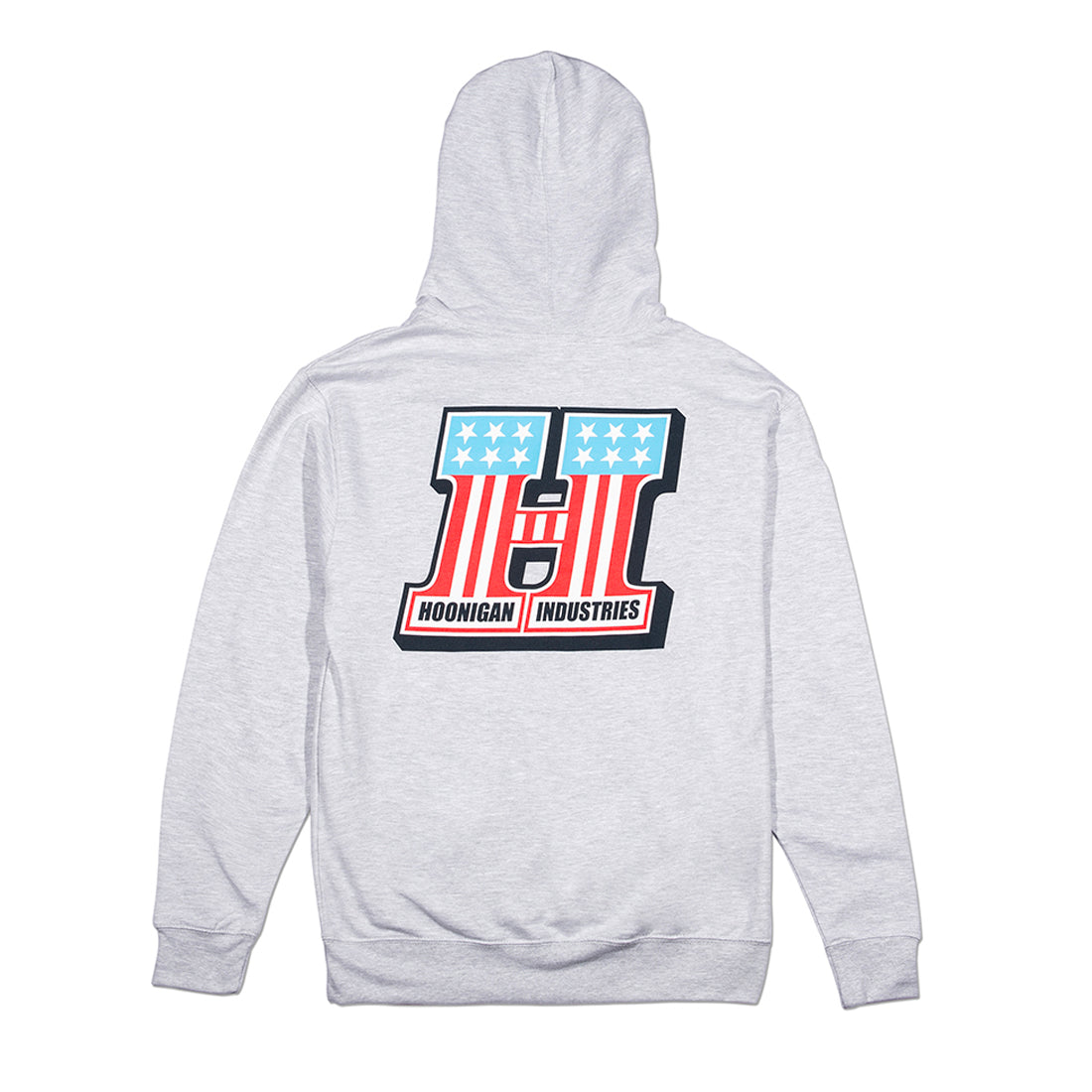 Hoonigan HARDTAIL pullover hoodie featuring a black design with a large logo on the back.