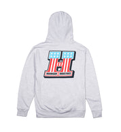 Hoonigan HARDTAIL pullover hoodie featuring a black design with a large logo on the back.