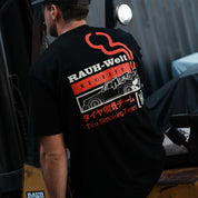 Hoonigan x RWB TIRE SMOKING Short Sleeve T-Shirt