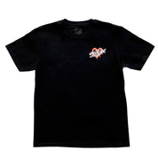 Hoonigan FIND OUT Short Sleeve Tee in black with bold graphic logo on the front.