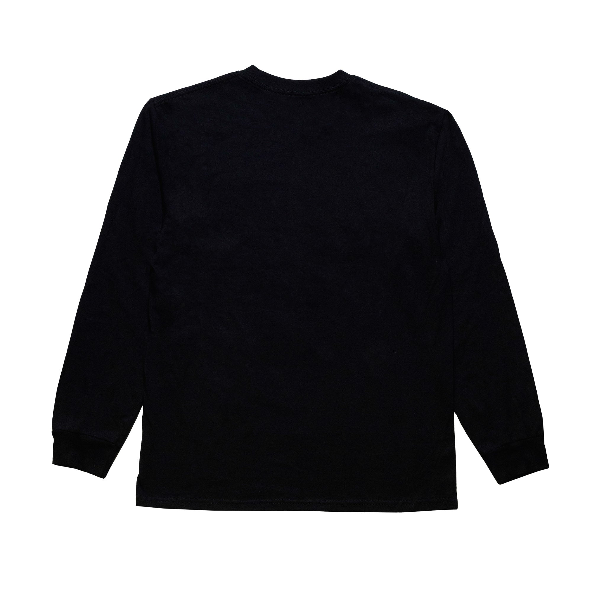 Hoonigan KILL ALL TIRES V2 Long Sleeve Tee featuring bold graphic design on chest and sleeves, black color, and casual fit.