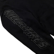 Hoonigan AIRBAGS CENSOR BAR Pullover Hoodie featuring a bold graphic design, drawstring hood, and kangaroo pocket, in a black colorway.