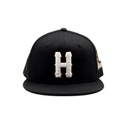 Hoonigan NATIONAL SMASHTIME Snapback Hat with a bold graphic design, featuring a flat brim and adjustable closure.