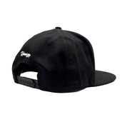 Hoonigan NATIONAL SMASHTIME Snapback Hat featuring a black front panel, embroidered logo, and adjustable snapback closure.