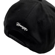 Hoonigan NATIONAL SMASHTIME black snapback hat with embroidered logo on the front.