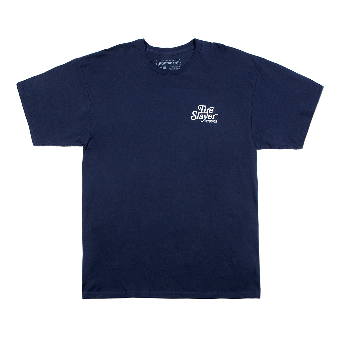 Hoonigan STORE short sleeve tee featuring a bold graphic design on the front.