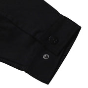 Hoonigan x Mooneyes MOON MOTEL black jacket with graphic designs and logos on the front and back.