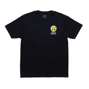 Hoonigan x Mooneyes "GO WITH HOON" black short sleeve tee featuring front logo graphic.