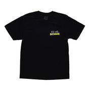 Black short sleeve tee featuring Hoonigan and Mooneyes logos.