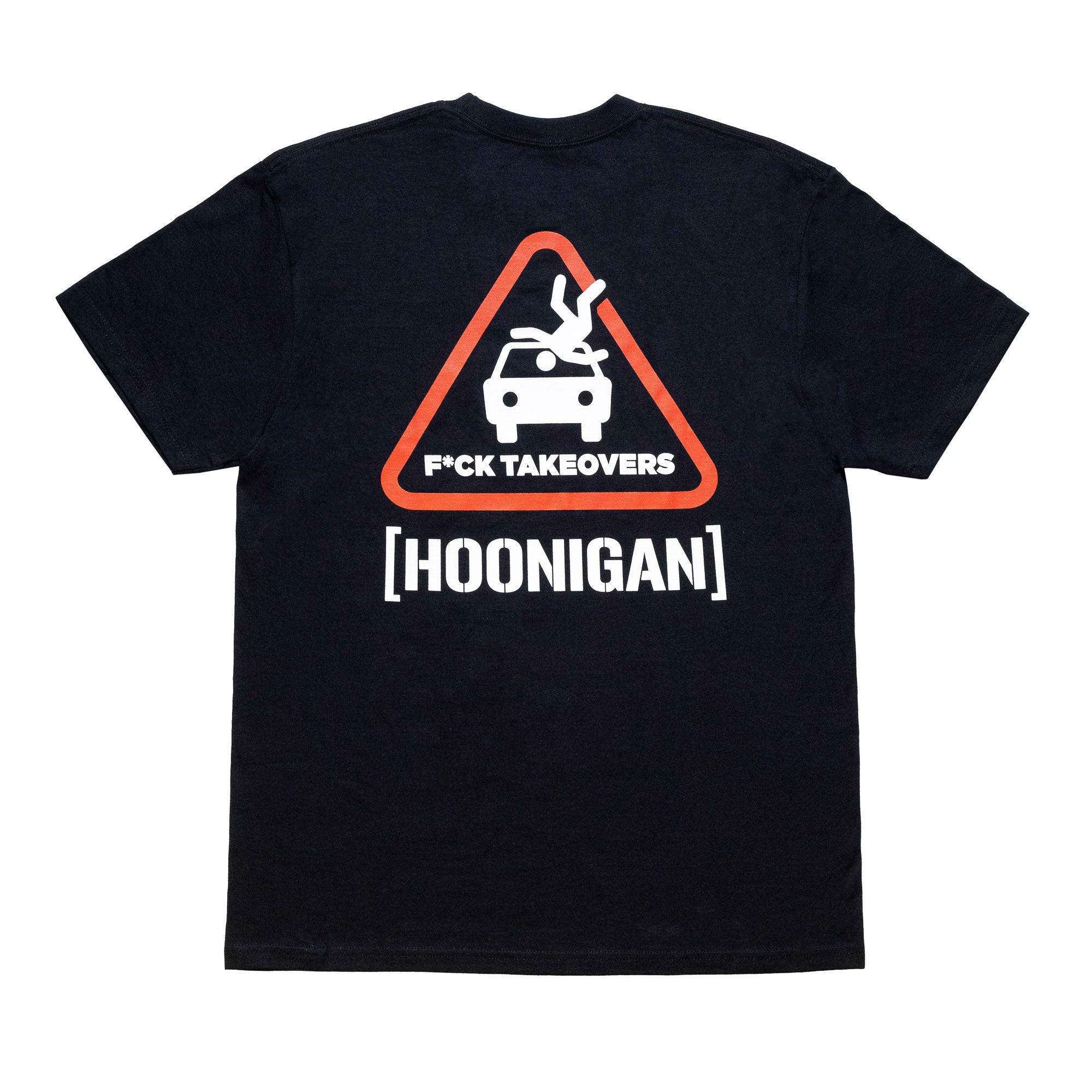 Gray Hoonigan HOON RESPONSIBLY short sleeve tee with a bold graphic logo on the front.