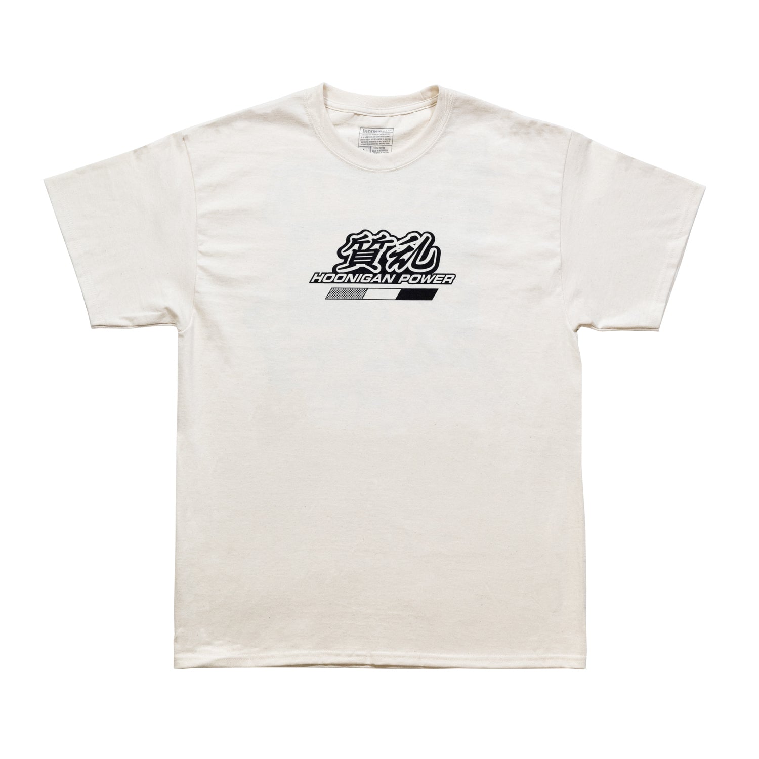 Hoonigan ON SITE Short Sleeve Tee featuring a bold graphic design on a black background.