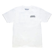 Hoonigan X RWB ROUGH WORLD KILL ALL TIRES Short Sleeve Tee featuring a bold graphic design and vibrant colors.