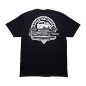 Hoonigan SPEED DELIVERY Short Sleeve Tee in black, featuring bold graphic text and logo on the front.