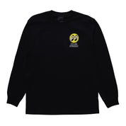 Hoonigan x Mooneyes black long sleeve tee featuring "GO WITH HOON" graphic design on the front.