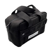 Hoonigan CENSOR BAR Tool Bag featuring a durable black design with white logo and multiple pockets for tools.