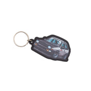 Motegi SD Series keychain featuring a sleek metal design and vibrant racing-inspired colors.