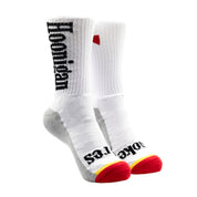 Hoonigan BURNOUT TEAM Socks featuring a bold graphic design and vibrant colors, perfect for motorsport enthusiasts.